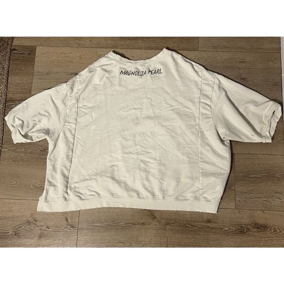 Magnolia Pearl Womens Ivory Glow From Your Soul Blouse - Picture 3 of 5